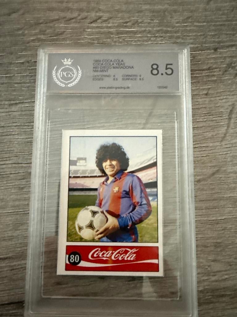 PGS 8.5 – 1984 Coca-Cola Maradona, Ophalen of Verzenden, Zo goed als nieuw, Buitenlandse clubs