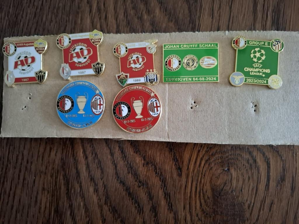 Feyenoord pin verzameling, Verzamelen, Verzenden, Nieuw, Feyenoord, Poster, Plaatje of Sticker