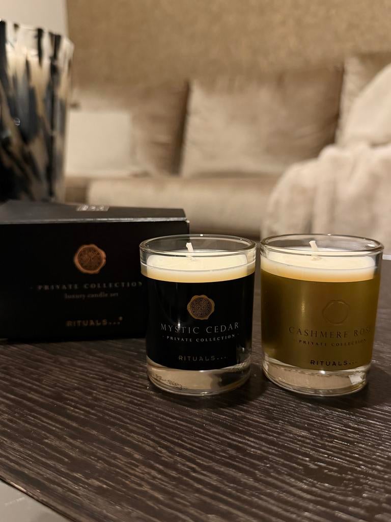Rituals Mini Kaarsjes - Set van 2, Huis en Inrichting, Woonaccessoires | Kandelaars en Kaarsen, Overige materialen, Zwart, Ophalen of Verzenden