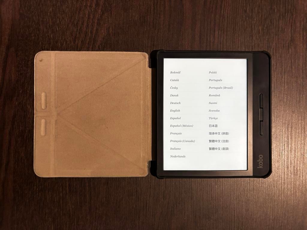 Kobo Libra H2O + Hoes, Kobo, Kobo, Ophalen of Verzenden, Zo goed als nieuw