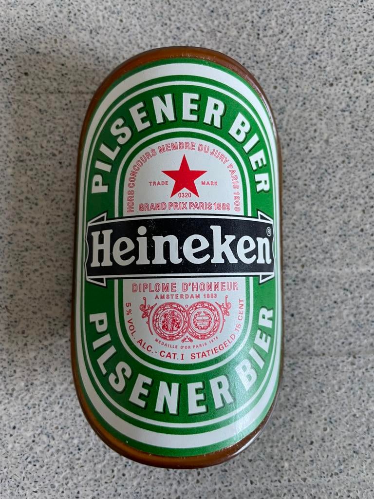 Superleuke flesopener Heineken etiket, Ophalen of Verzenden, Zo goed als nieuw, Flesopener, Heineken