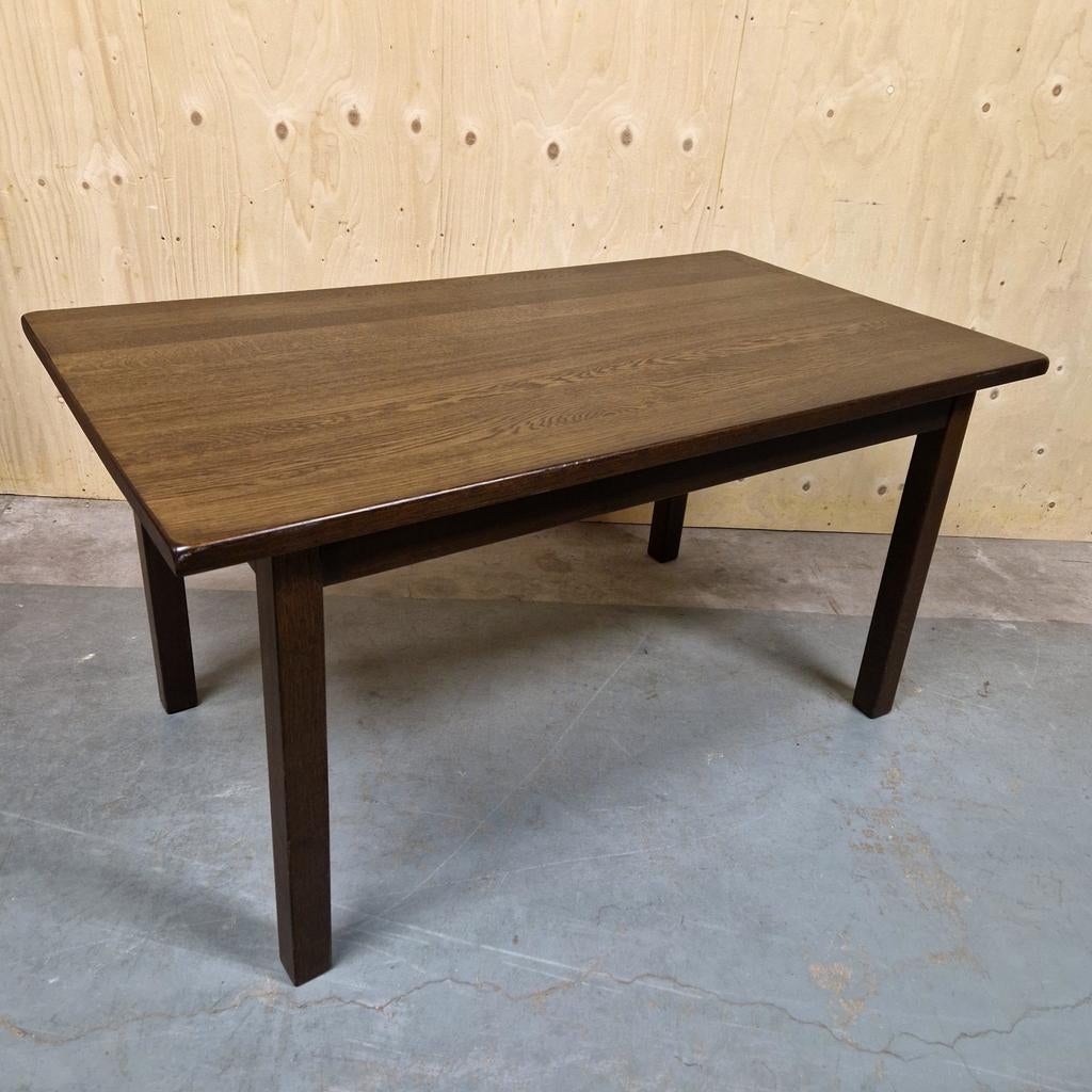70's strakke vintage eettafel bureau vintage tafel, Vintage retro brutalist, Kolibrivintagehal@gmail.com, Gebruikt, 100 tot 150 cm