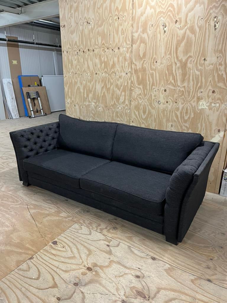 Zeer nette landelijke stijl bankstel, Ophalen, 75 tot 100 cm, Rechte bank, Vierpersoons of meer
