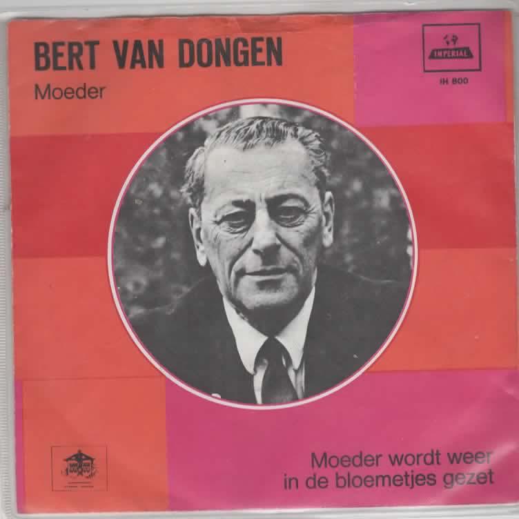 Bert van Dongen- Moeder, Cd's en Dvd's, Vinyl | Nederlandstalig, Zo goed als nieuw, Levenslied of Smartlap, Overige formaten, Verzenden