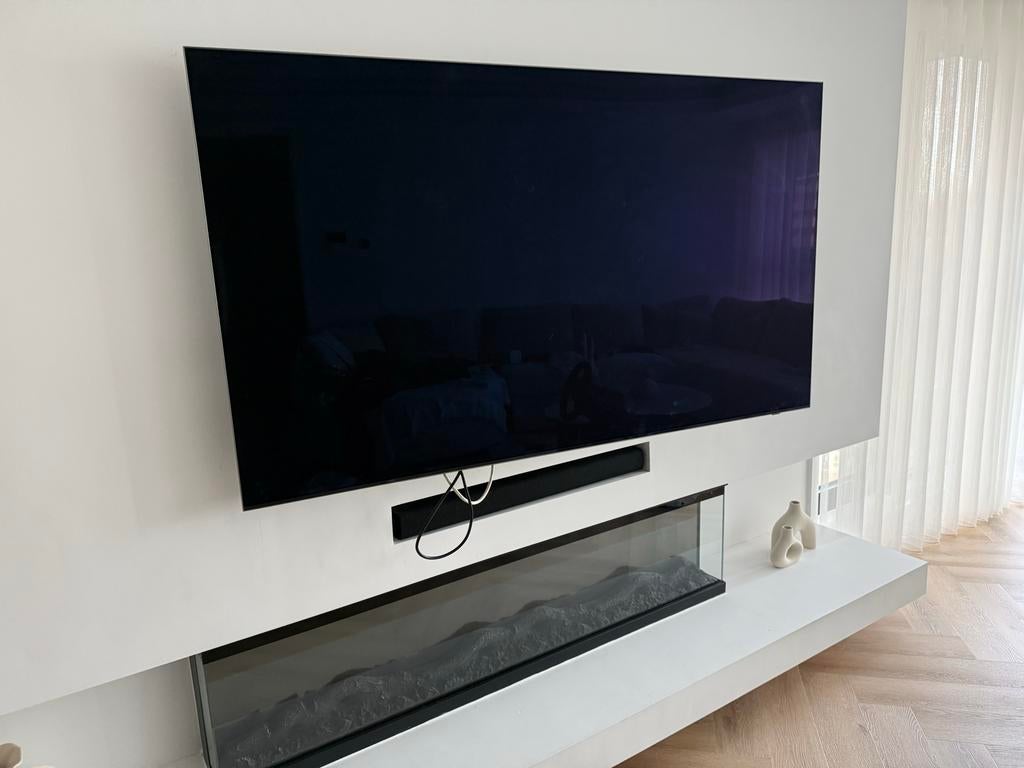 Samsung 65" OLED TV - Defect vertoont strepen, Audio, Tv en Foto, Televisies, OLED, Ophalen of Verzenden, 100 Hz, Samsung