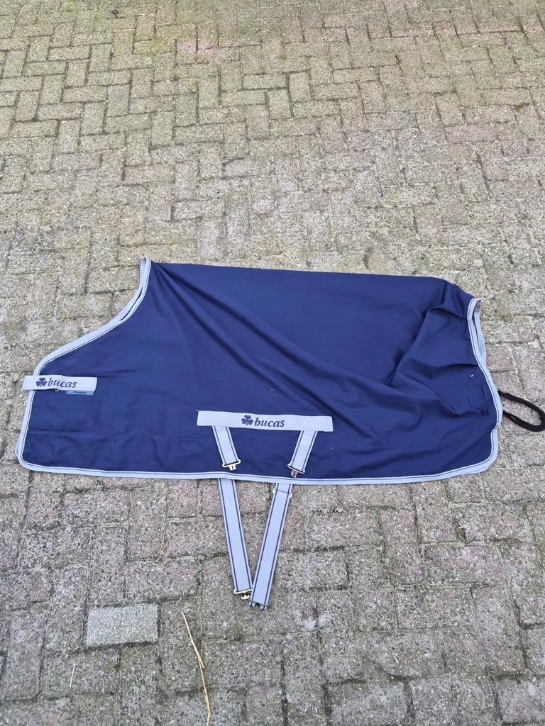 C pony twill sheet onder deken 155cm/5.0, Ophalen, Zo goed als nieuw, Deken