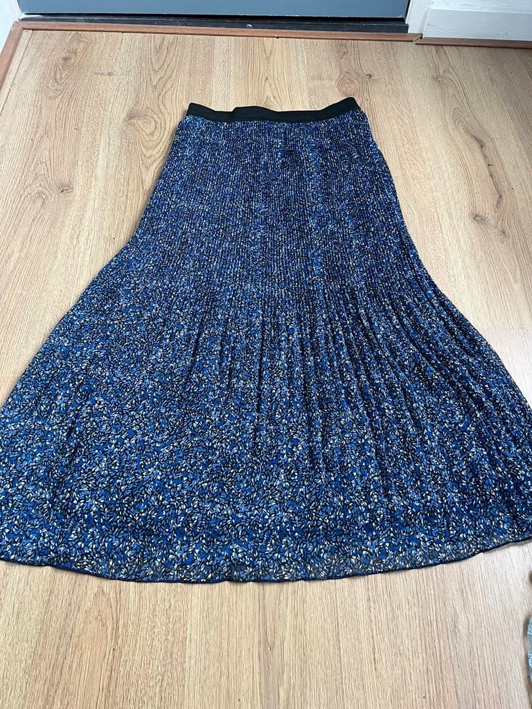 Armand thiery blauw zwart wit plissee rok 40 stipjes, Kleding | Dames, Maat 38/40 (M), Blauw, Ophalen of Verzenden, Zo goed als nieuw