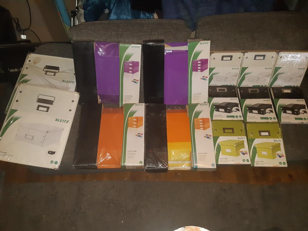 LEITZ Opbergdozen en ladenblokken nieuw in verpakking! 14x, Huis en Inrichting, Woonaccessoires | Overige, Nieuw, Ophalen of Verzenden