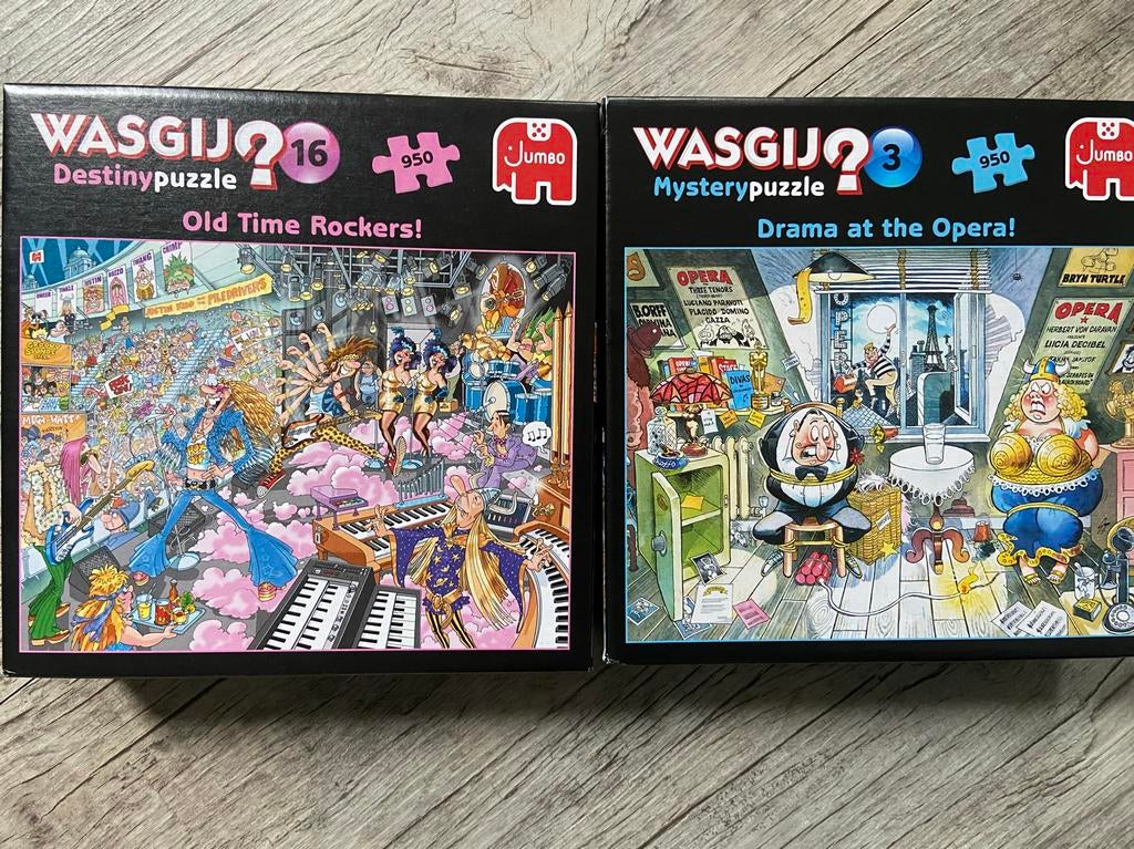 Puzzel Assortiment: Disney, Wasgij?, Kerst, Ophalen of Verzenden, 500 t/m 1500 stukjes, Zo goed als nieuw, Legpuzzel