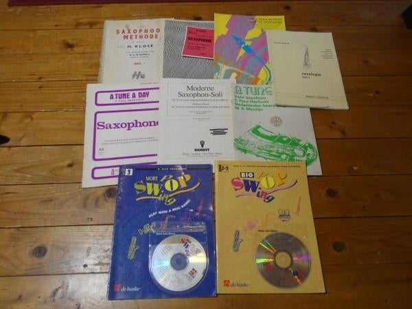 Saxofoon Bladmuziek Diverse Boeken, Gebruikt, Ophalen of Verzenden, Jazz, Saxofoon