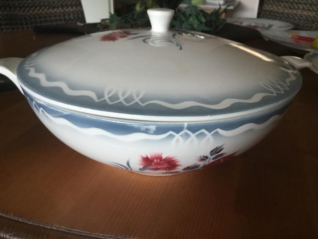 Vintage gtote Soepterrine van california, Antiek en Kunst, Ophalen of Verzenden