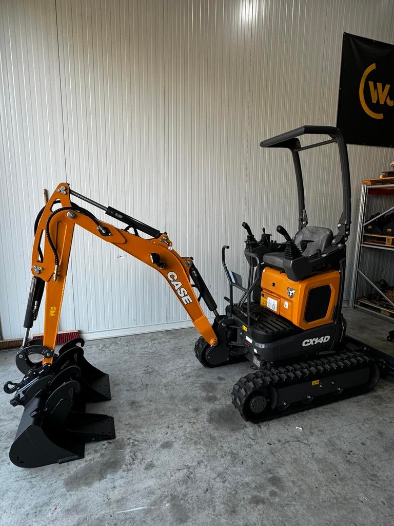 Minigraver te huur (met machinist)