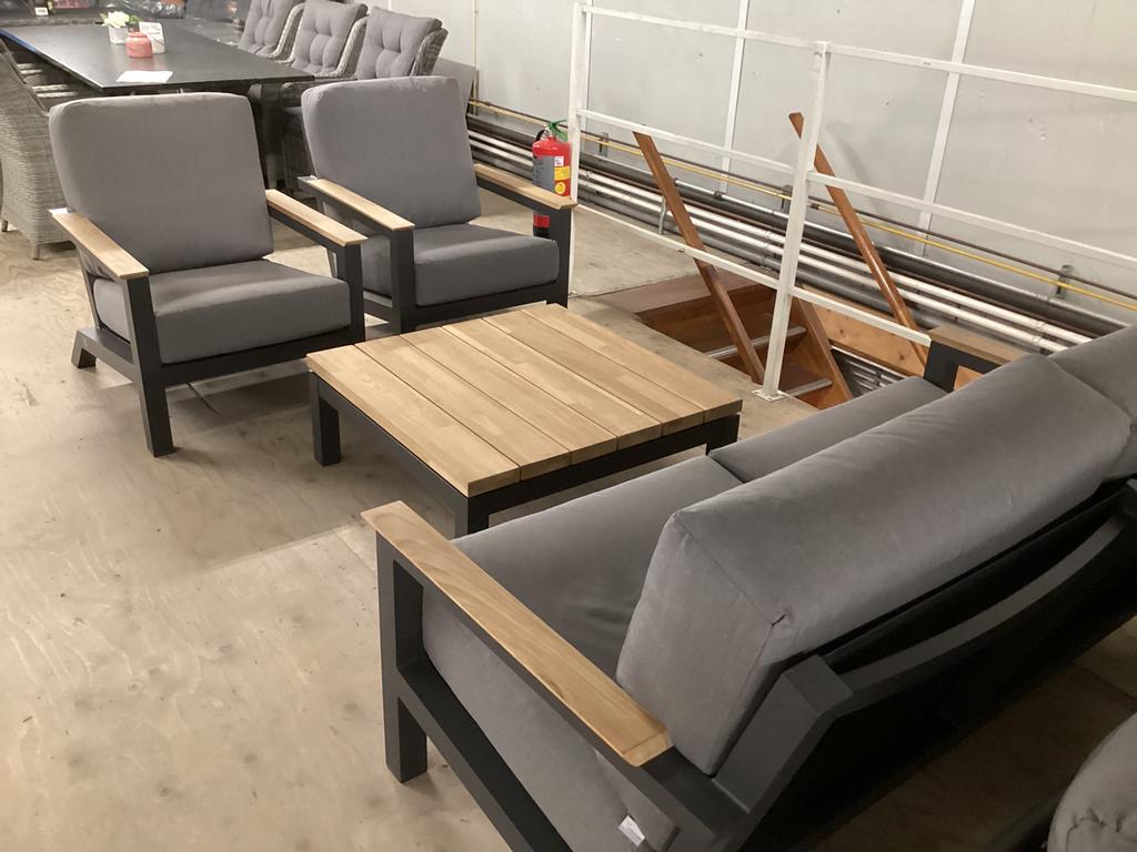 Stoel bank loungeset Tuinset, Ophalen of Verzenden, Nieuw, Aluminium, Stoel