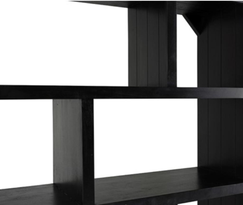 Boekenkast Preto Zwart Vakkenkast Nu Extra Voordelig !, Huis en Inrichting, Met deur(en), 100 tot 150 cm, 200 cm of meer, Nieuw