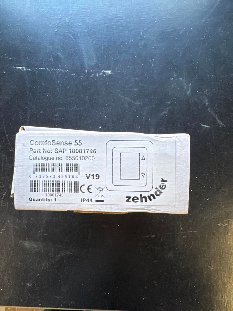 Zehnder Comfosense 55 - Nieuw in doos, Ophalen of Verzenden, Zo goed als nieuw, Ventilator