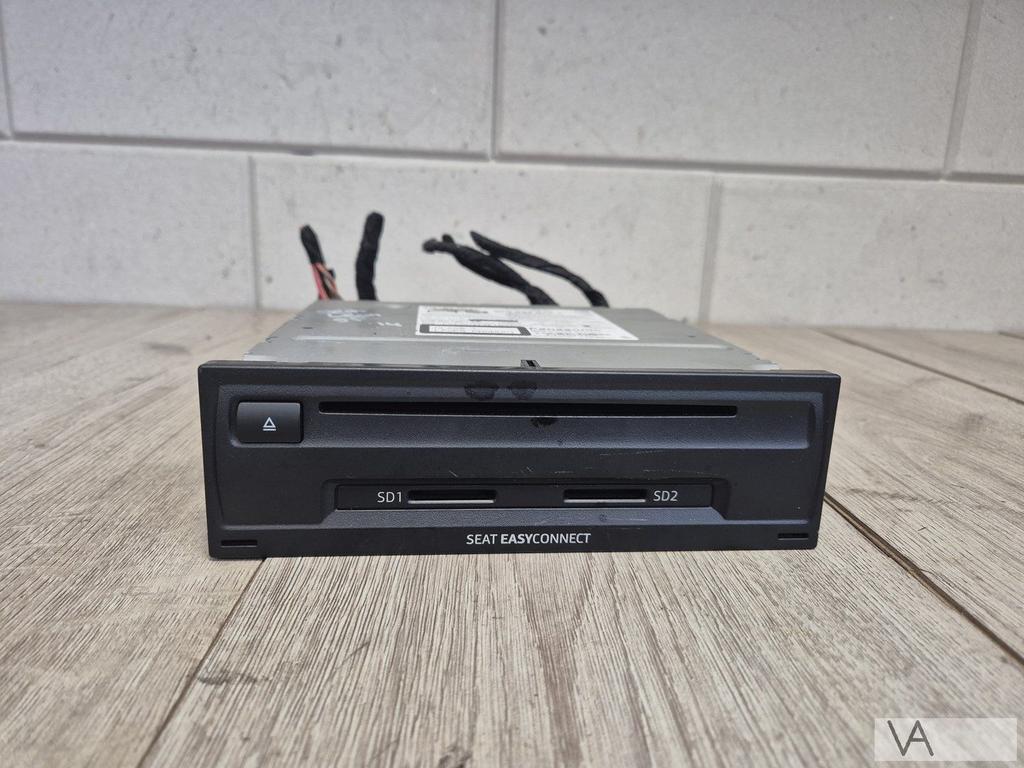 Seat Leon 5f 2013 - 2020 radio navigatie module 5f0035846a, Gebruikt, -, -, Ophalen of Verzenden