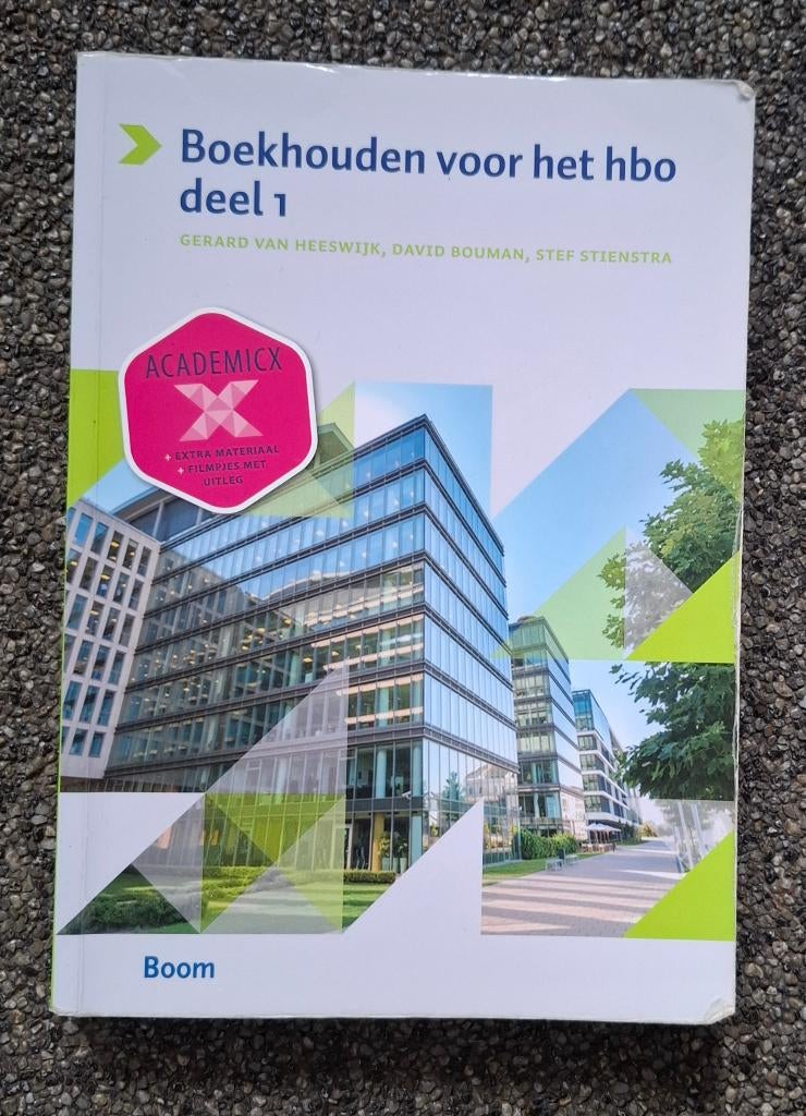 Boekhouden voor het hbo deel 1  Zgan, Boeken, Studieboeken en Cursussen, Boom, Zo goed als nieuw, Beta, HBO