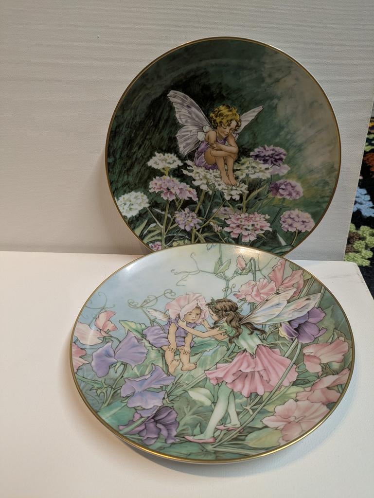 Twee Cicely Mary Barker Fairy Borden, Antiek en Kunst, Antiek | Wandborden en Tegels, Ophalen of Verzenden