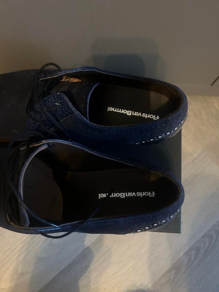 Floris van Bommel Veterschoenen Nieuw in Doos maat 42, Ophalen of Verzenden, Nieuw, Blauw, Veterschoenen