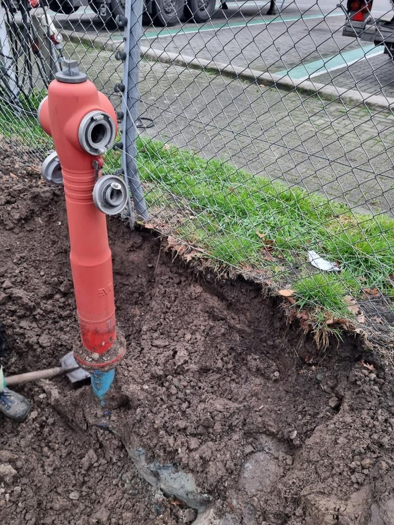 Brandkraan brandhydrant blushydrant avk, Ophalen