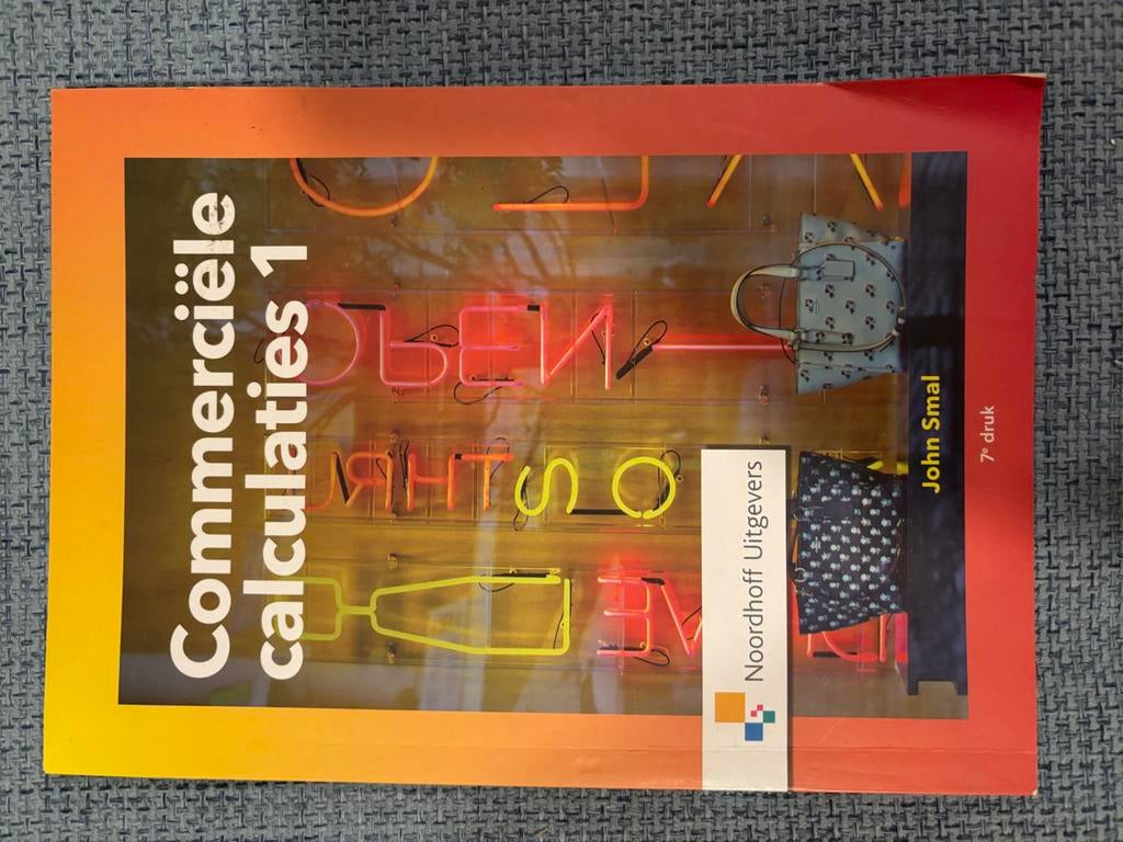 Commerciële calculaties studieboek, Ophalen of Verzenden, Zo goed als nieuw, MBO