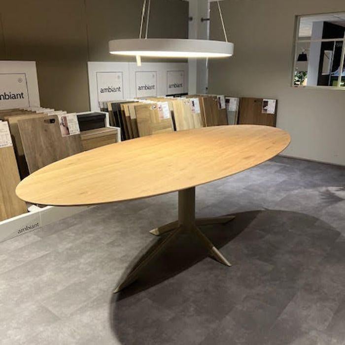 Topform Cavoli eettafel, Huis en Inrichting, Eikenhout, 200 cm of meer, Zo goed als nieuw, Ovaal