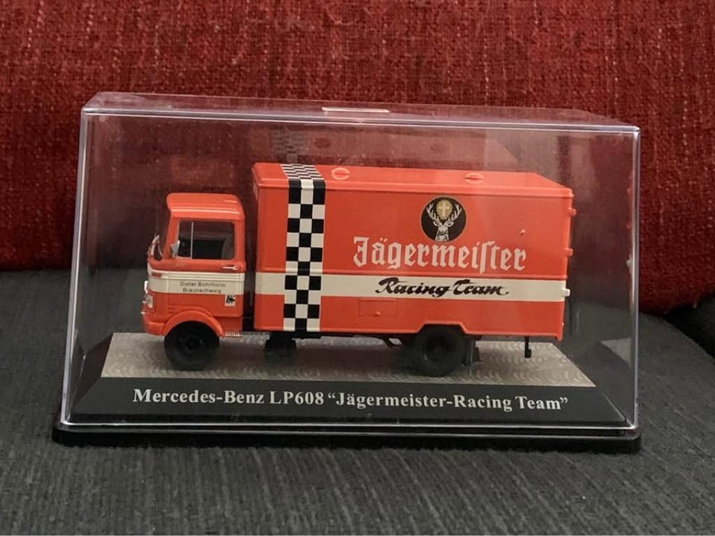Mercedes Benz LP608 "Jägermeister-Racing Team", Ophalen of Verzenden, Zo goed als nieuw, Bus of Vrachtwagen, Overige merken
