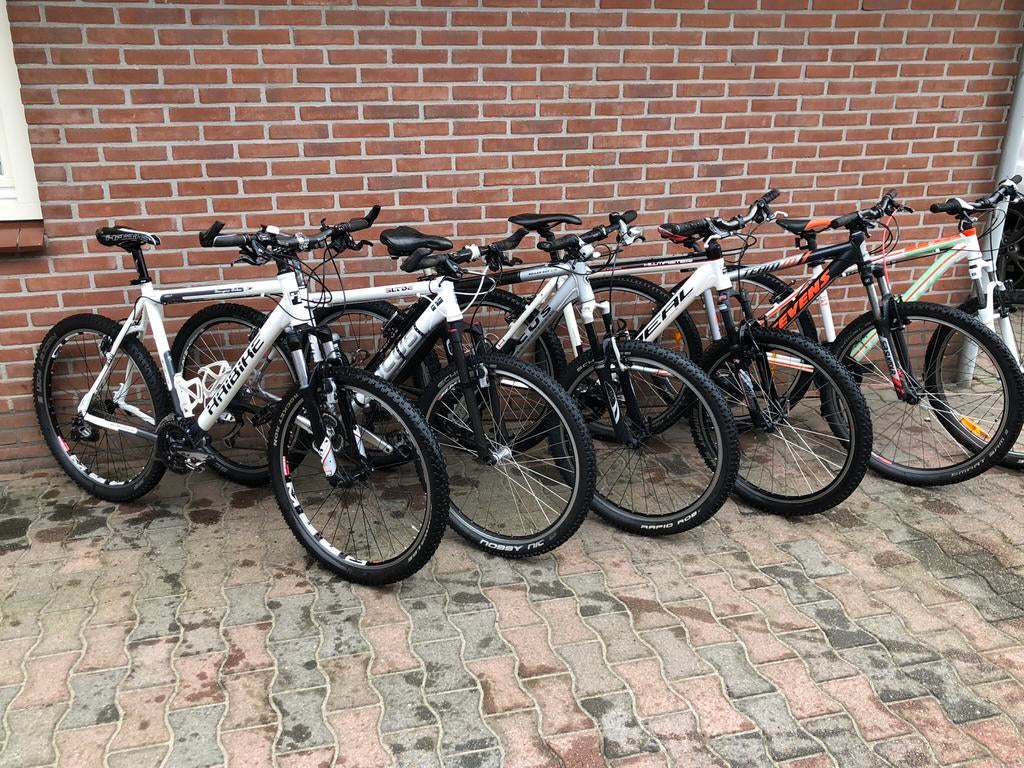 Mooie partij van 6 mountainbike fietsen MTB geen troep!, Fietsen en Brommers, Ophalen of Verzenden