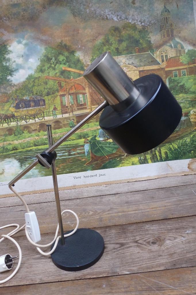 BUREAULAMP,SIXTIES,ZEVENTIES,MID-CENTURY,VINTAGE, Gebruikt, Ophalen of Verzenden, SIXTIES,ZEVENTIES,MID-CENTURY., Metaal