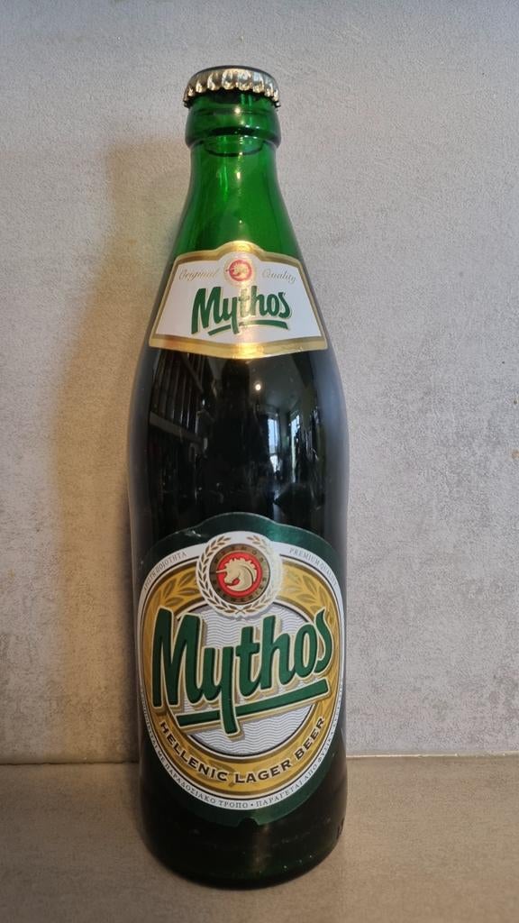 Mythos Beer: Mythos Brewery, Thessaloniki - 50cl - tht '06, Verzamelen, Biermerken, Ophalen of Verzenden, Zo goed als nieuw, Flesje(s)