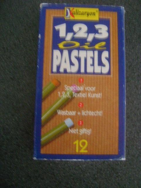 1,2,3 oil pastels, Ophalen of Verzenden, Nieuw