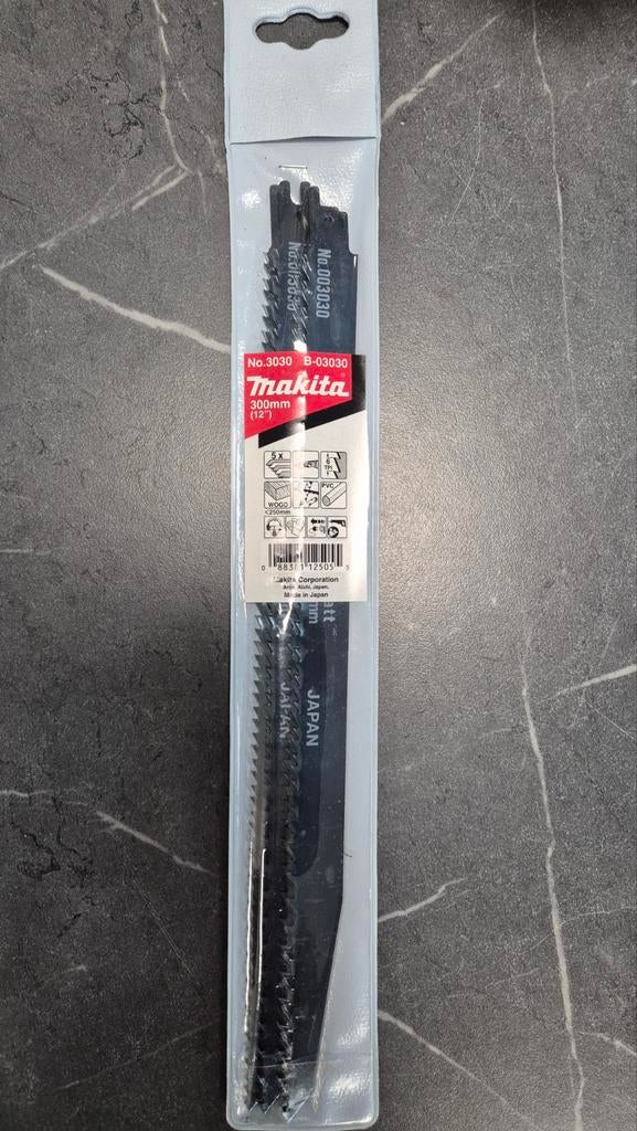 Makita Reciprozaagbladen - Nieuw in verpakking, Ophalen of Verzenden, Nieuw, Reciprozaag, Makita