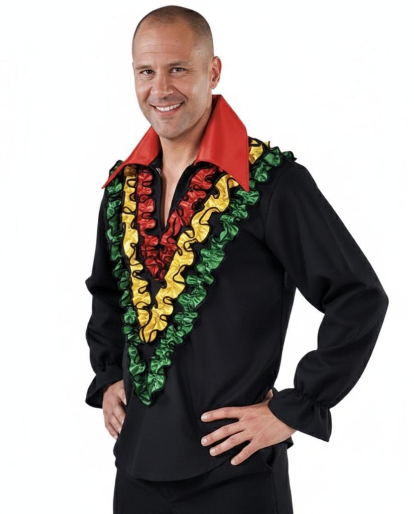 Rio de Janeiro blouse, Maat XL = 60*, Carnaval, Ophalen of Verzenden, Kleding, Maat 56/58 (XL)