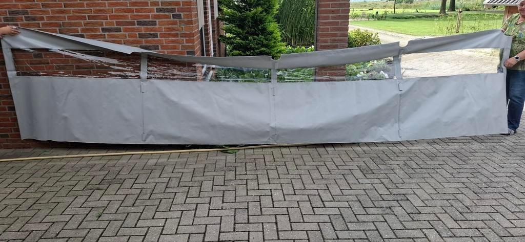 PVC windscherm, Ophalen, Zo goed als nieuw