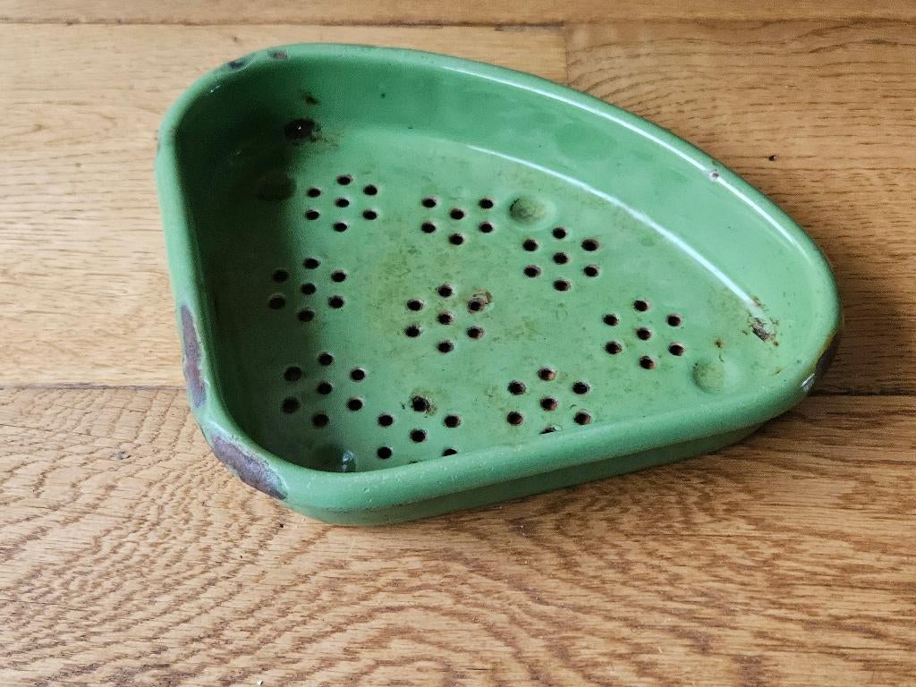Vintage emaille gootsteen bakje, Ophalen of Verzenden