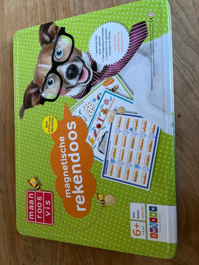 Magnetische Rekendoos Maan Roos Vis - Zo Goed Als Nieuw, Kinderen en Baby's, Speelgoed | Educatief en Creatief, Ophalen, Zo goed als nieuw