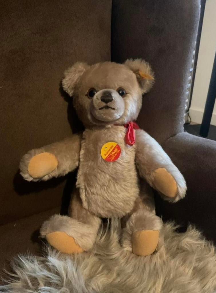 Steiff old time Growler Bear (Brummbär /brombeer), Ophalen of Verzenden, Zo goed als nieuw, Stoffen beer, Cherished Teddies
