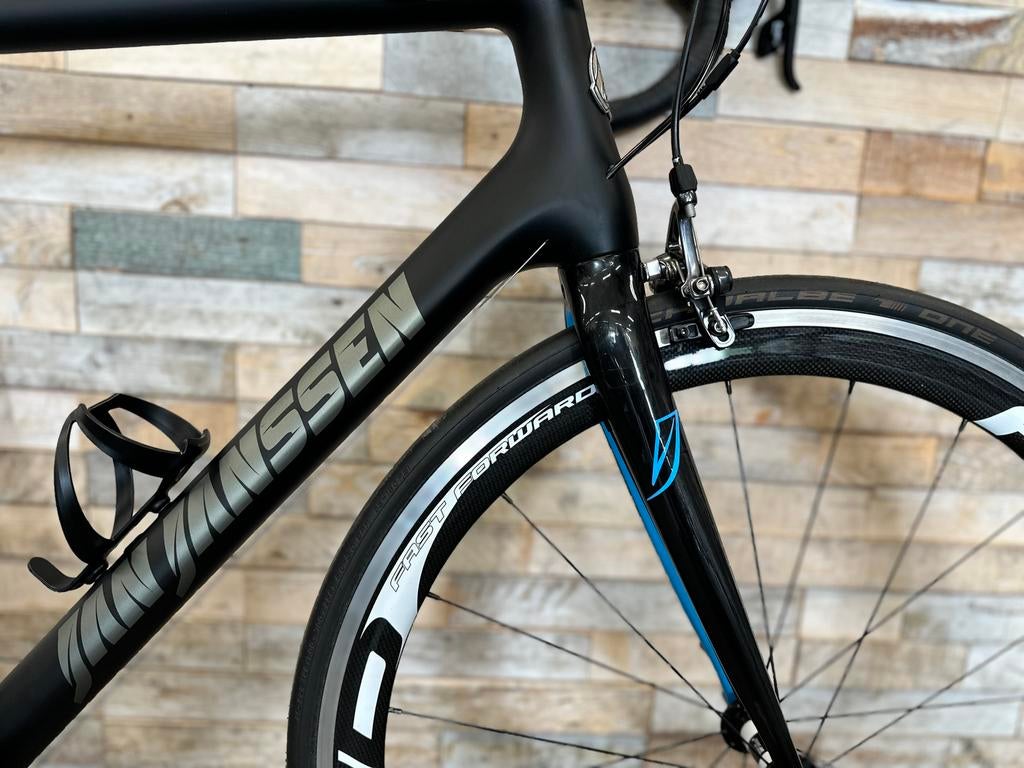 Jan Janssen Venom, carbon wielset 57cm, Fietsen en Brommers, Fietsen | Racefietsen, 28 inch, Gebruikt, Carbon, Heren