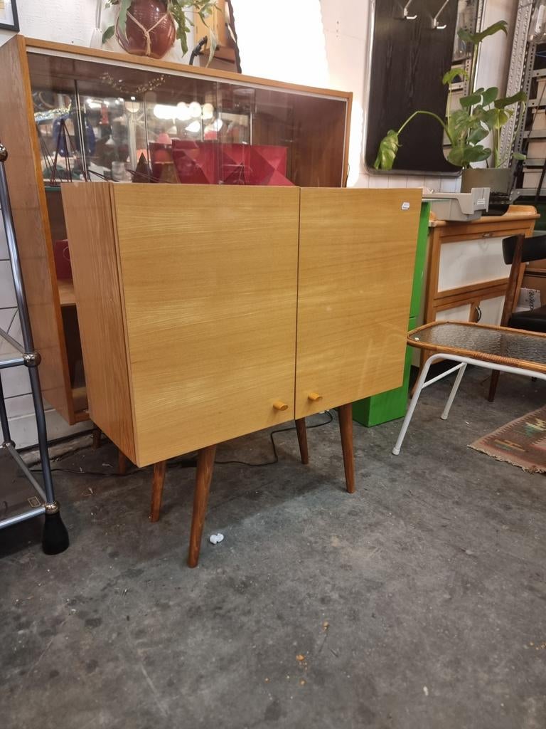 Vintage wandlastje met openslaande deuren Jaren 60, Ophalen, Gebruikt, ,, ,
