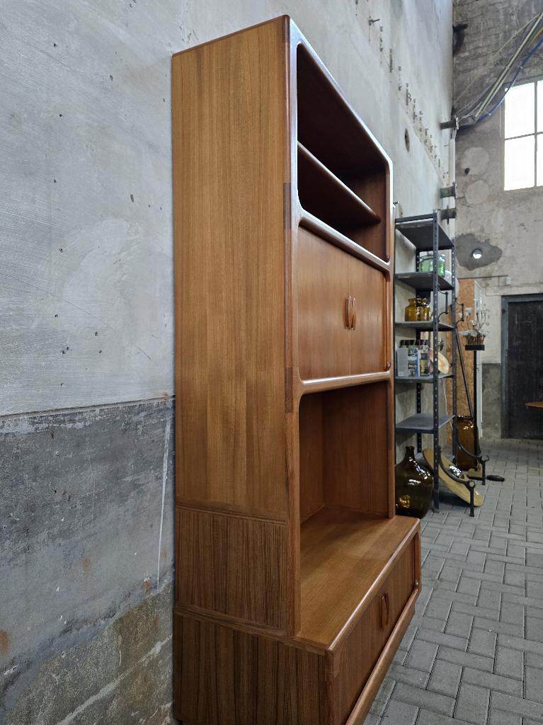 Jaren 80 Dyrlund Deens Design Kast Teak | Grote Wand Kast D, Grenenhout, 200 cm of meer, Ophalen of Verzenden, Minder dan 150 cm