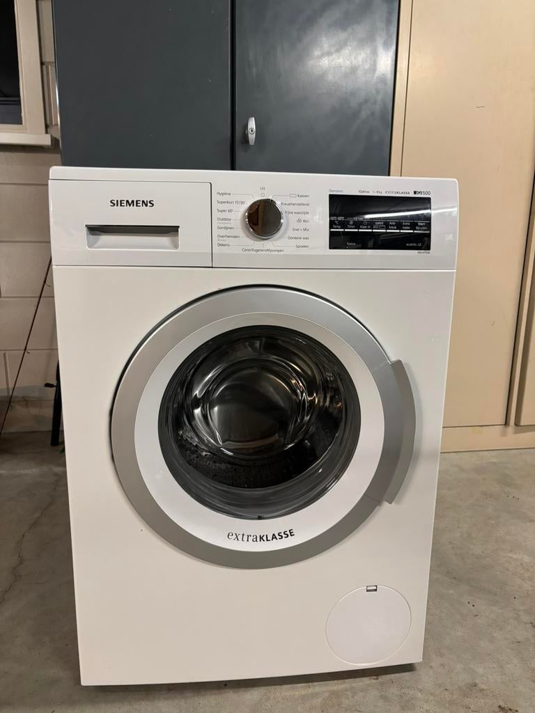 Siemens WM14T490NL/03 wasmachine, Ophalen, Zo goed als nieuw, 1200 tot 1600 toeren, 85 tot 90 cm