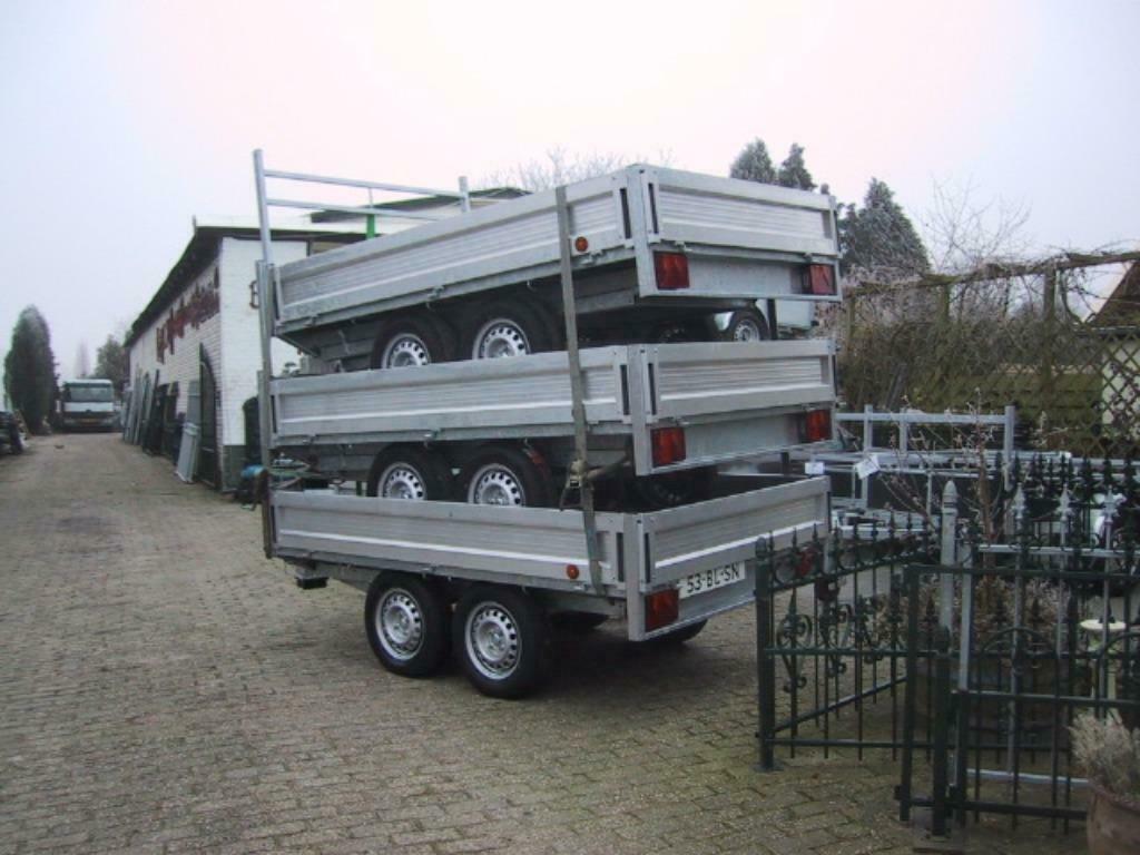plateau aanhangers met betonplex of alu borden va € 988 exc, Ophalen, Nieuw