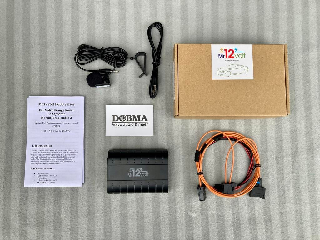 Mr12Volt bluetooth Volvo C30, V50, C70, V70, XC70, S80, XC90, Auto diversen, Autoradio's, Ophalen, Zo goed als nieuw, Volvo, X