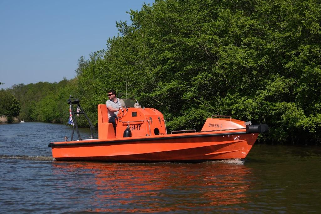 Fast Rescue Boat FRB 2004 (SOLAS) Steyr 164 & Alamarin 230, Ophalen, Gebruikt, Diesel, Polyester