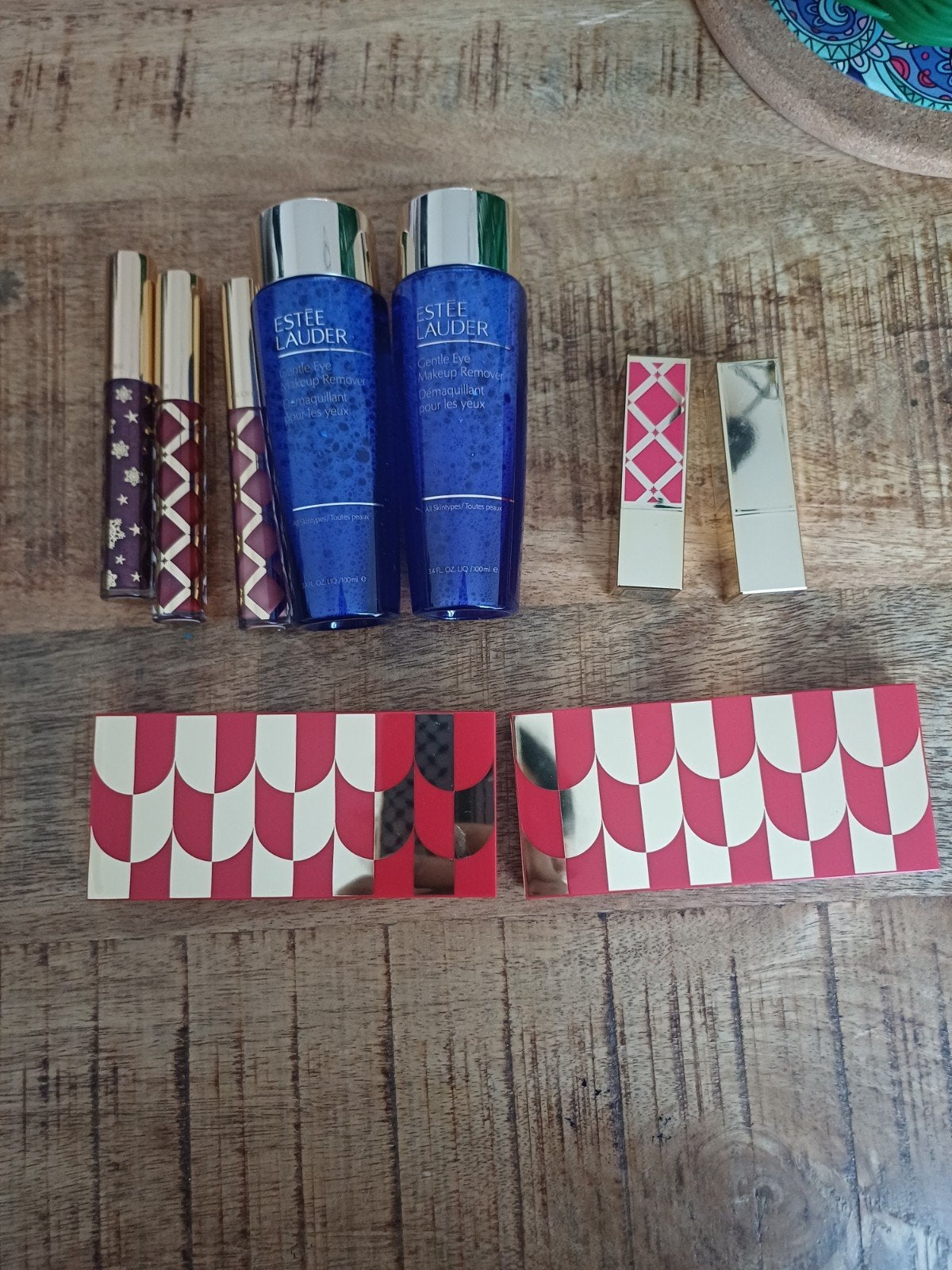 Estée Lauder make-up set met toilettas en oogmake-up remover, Verzenden, Nieuw, Gehele gezicht