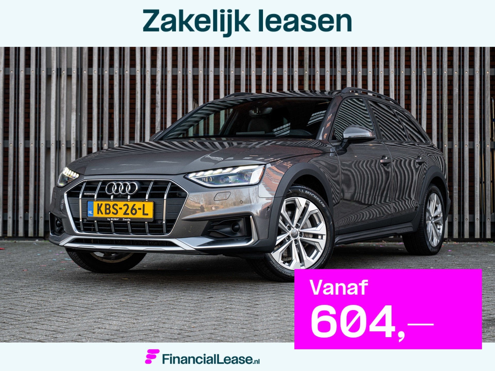 Audi A4 Allroad 2.0 TDi 190pk AUT. Quattro Pro Line+ |VOL OP, 15 km/l, Zwart, A4, Diesel