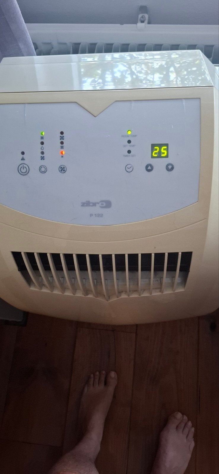 Zibro P122 Mobiele Airco - Koelen en Ontvochtigen, Ophalen, Gebruikt, Minder dan 60 m³, 3 snelheden of meer