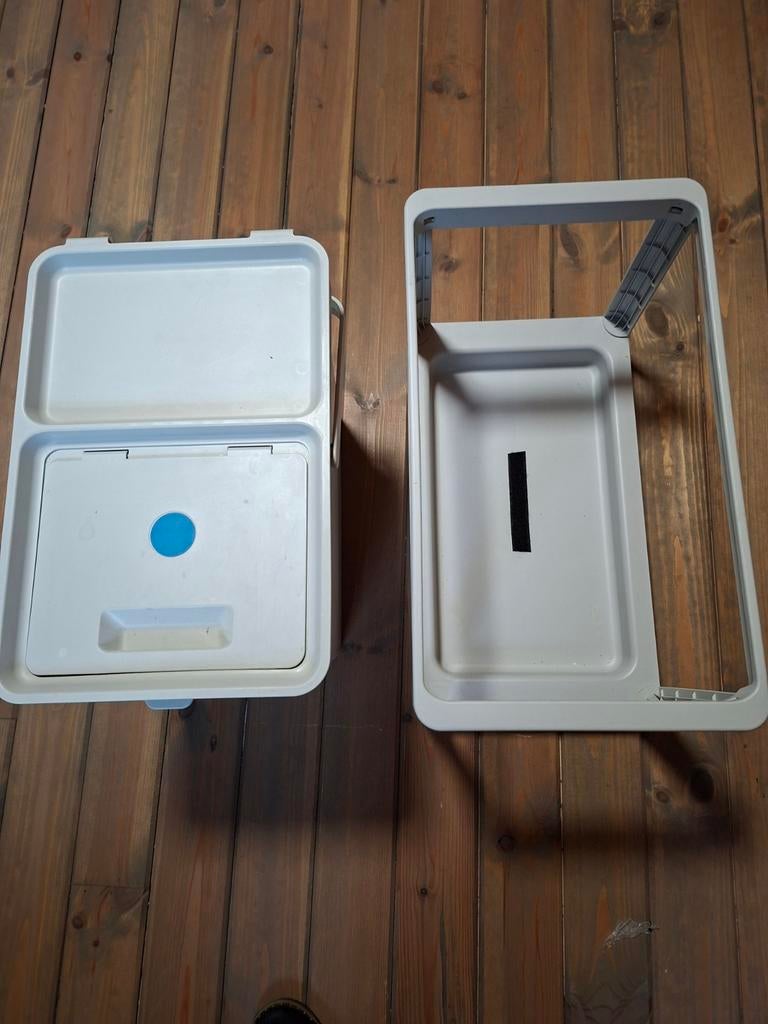 Uitschuifbare scheidingsbakken(prullenbakken) 2 stuks hoogte, Doe-het-zelf en Verbouw, Kratten en Dozen, Ophalen, 60 cm of meer