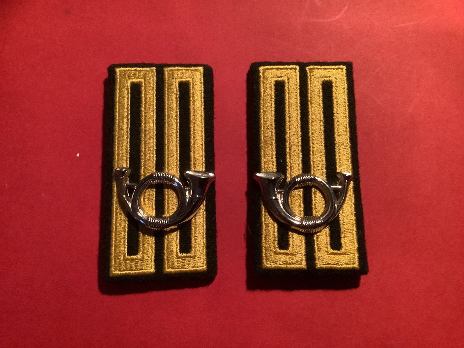 Set Generaalspatten van Garde Jagers Koningshuis gedragen, Verzamelen, Ophalen of Verzenden, Landmacht, Nederland, Embleem of Badge
