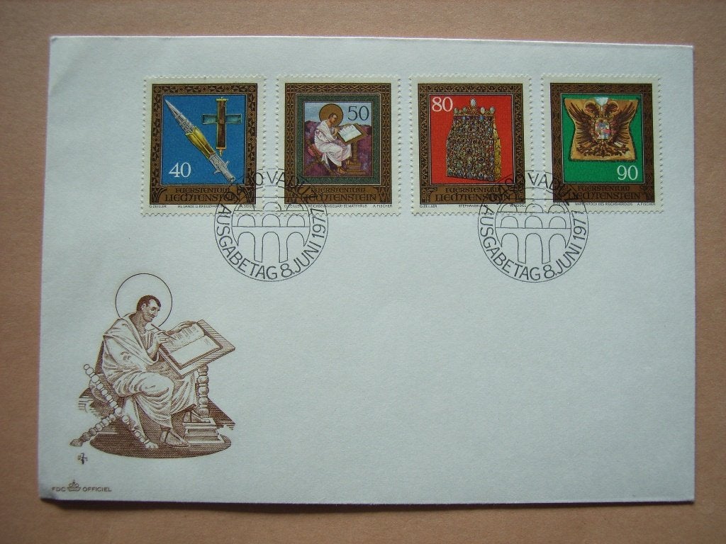 FDC   Liechtenstein FDC E673-676, Postzegels en Munten, Postzegels | Eerstedagenveloppen, Ophalen of Verzenden, Onbeschreven, Europa